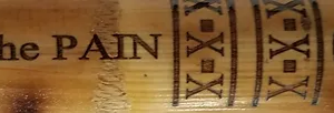 Engraved sticks